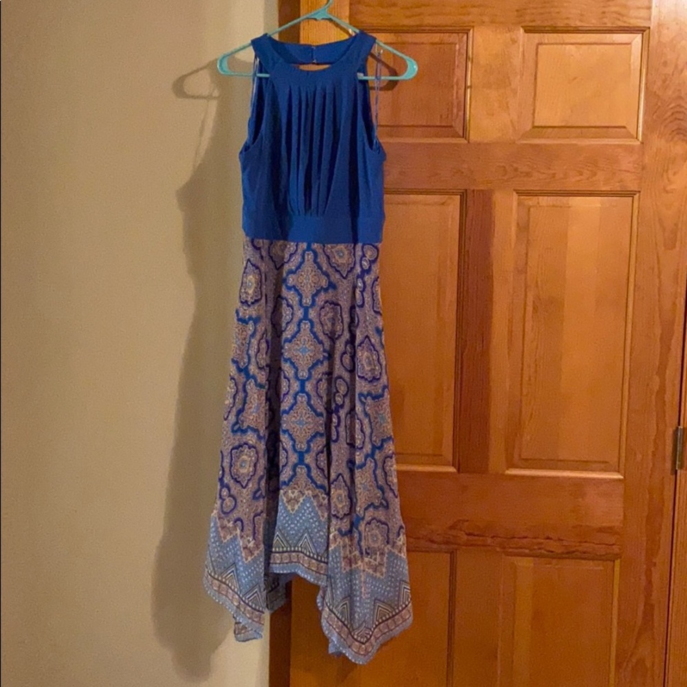 Blue dress